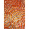 Terciopelo Naranja Estampado Lurex 150 cm
