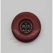 Botón de pasta combinado con metal envejecido