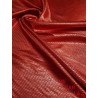 Tela de lamé rayado 150 cm Rojo