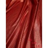 Tela de lamé rayado 150 cm Rojo