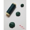 Botón verde jade fantasía drapeado