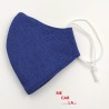 Mascarilla homologada de tela reutilizable Jean Azul Medio