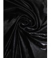 Tela fantasía negro efecto charol 110 cm